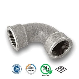 1 1/2" Galvanised FxF Short Bend Tube/Pipe Fitting EN10242 3 1 1/2" Galvanised FxF Short Bend Tube/Pipe Fitting EN10242