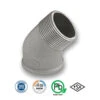 1/2" Galvanised MxF 45 Elbow Tube/Pipe Fitting EN10242 -Deals Bolt Gutter Store 038121g015