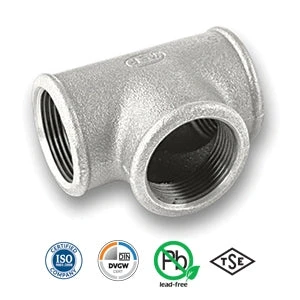 1 1/2" Galvanised Equal Tee Tube/Pipe Fitting EN10242 3 1 1/2" Galvanised Equal Tee Tube/Pipe Fitting EN10242