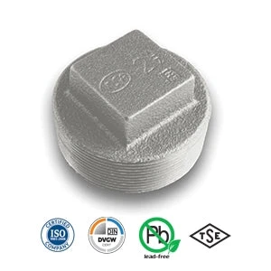 1 1/2" Galvanised Square Head Plug Tube/Pipe Fitting EN10242 3 1 1/2" Galvanised Square Head Plug Tube/Pipe Fitting EN10242