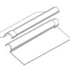 Ridge 2 Section Plain Wing To Suit 6Inch Profile -Deals Bolt Gutter Store 2pce pw ridge p3 2d37bf37 93bf 4b4c b1d9 e66a628552cf