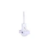 Perry Single Screw Cast Pulley With 44mm White Nylon Wheel
