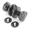 SecurIT® Securit Plastic Mortice Knob Set Brown 60mm
