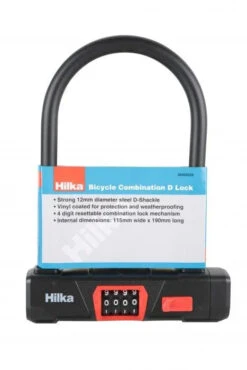 Hilka Bicycle Combination D Lock