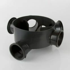 Brett Martin 5 Inlet 315mm Dia. Shallow Access Chamber Base 190mm Invert & 2 Socket Plugs
