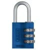 ABUS MyCode Light 145/30 Padlock 30mm 2 ABUS MyCode Light 145/30 Padlock 30mm -Deals Bolt Gutter Store abus 145 30 blue c 1 1