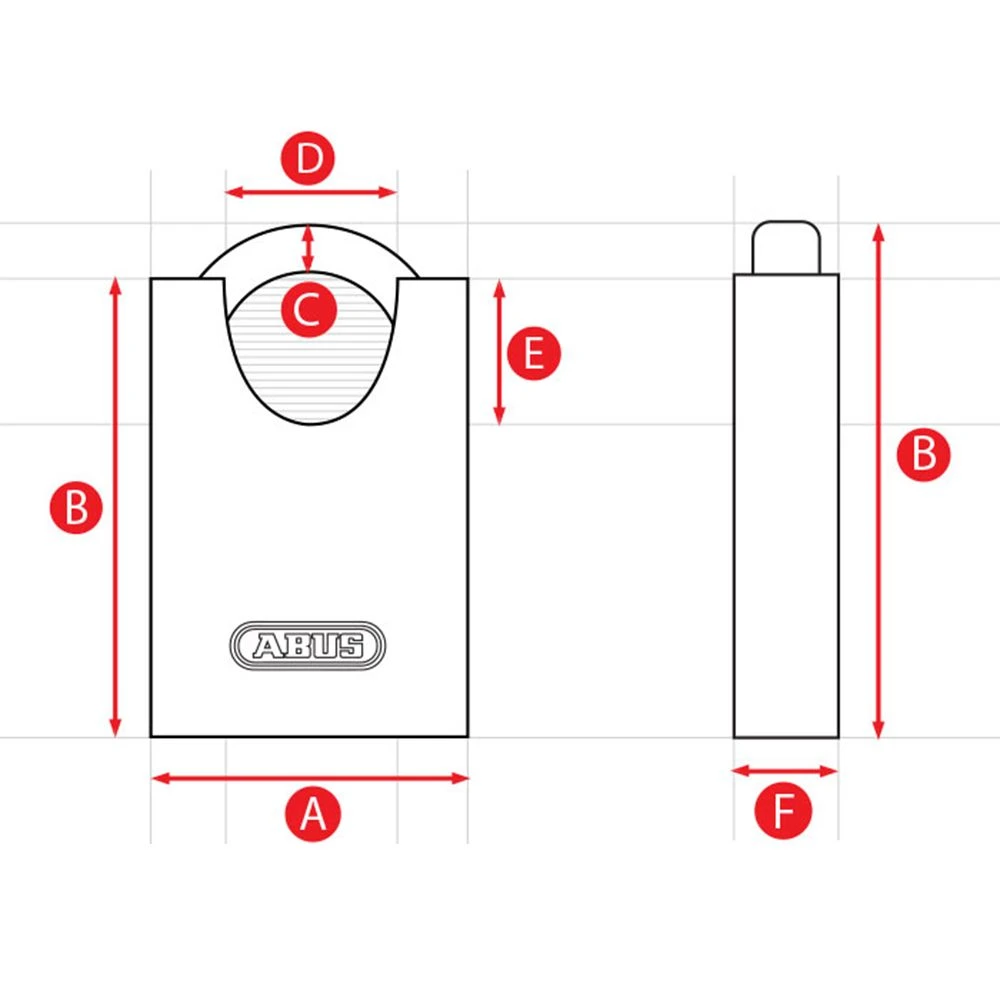 ABUS Premium 65CS/50 Padlock 4 ABUS Premium 65CS/50 Padlock - Image 2