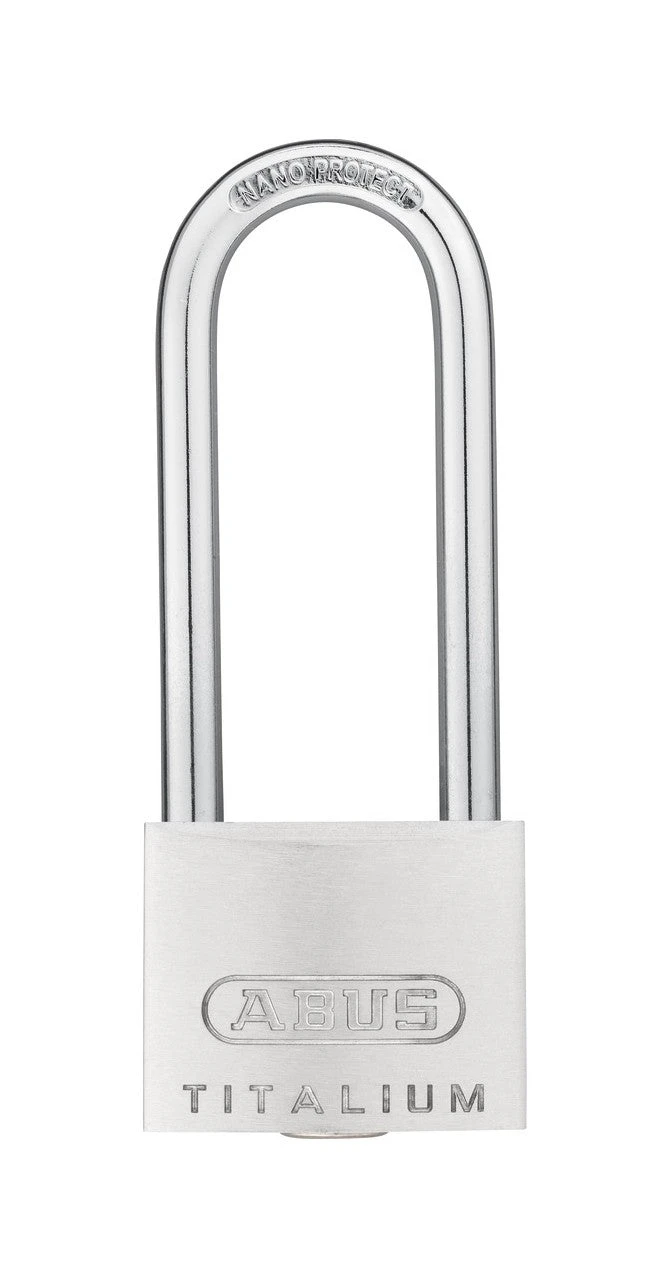 ABUS TITALIUM High Shackle Padlock 64TI 40HB63 3 ABUS TITALIUM High Shackle Padlock 64TI 40HB63
