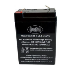 Clulite B28 Battery 6v 2.8Ah For CLU13