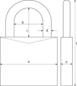 Abus Brass Padlock 65 40mm Keyed Alike 406 7 Abus Brass Padlock 65 40mm Keyed Alike 406 -Deals Bolt Gutter Store hangschloss 01 3 7