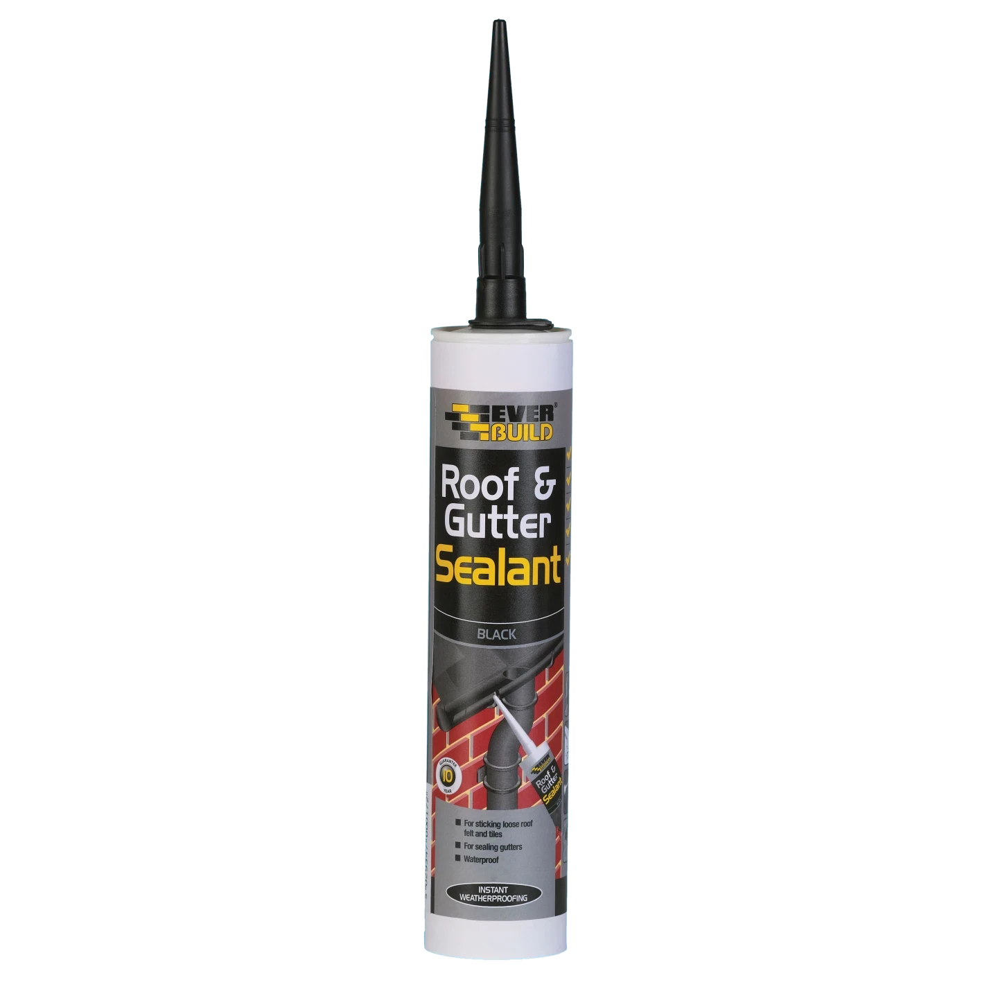 Everbuild Roof & Gutter Sealant Black 295ml 3 Everbuild Roof & Gutter Sealant Black 295ml