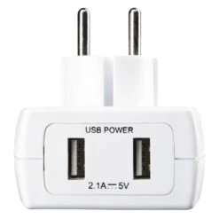 Masterplug USB Travel Adaptor UK - EUR -Deals Bolt Gutter Store tausbeur zoom3